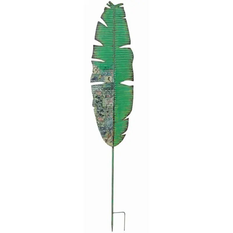 Nouvel Arrivage /DECO FEUILLE SUR BATON 31X1.9X164CM METAL