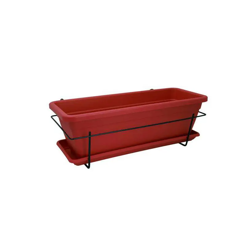 Haute Qualité Kit Jardinière Venezia 50 cm Rouge Foncé – Décoration de Jardin Arteva