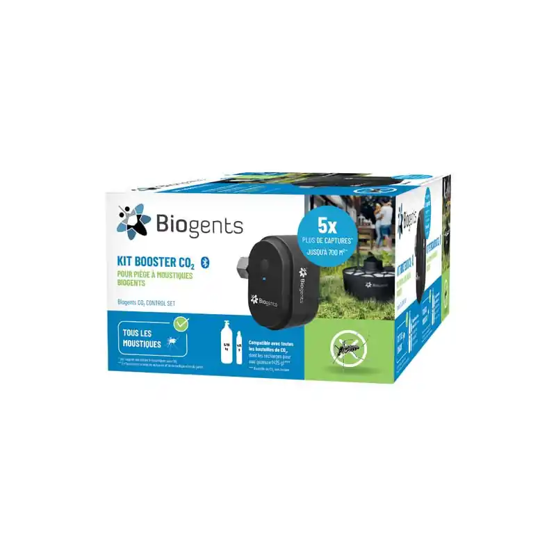 Commande En Gros Kit Booster CO2 Biogents- Ajout CO2 pour Piège à Moustiques Extérieur Efficace et Écologique