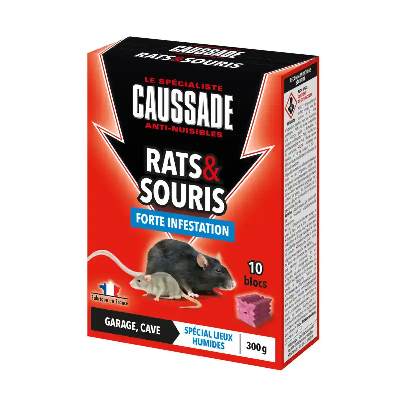 Bloc Anti-Rats et Souris - 30 x 10g - Efficacité Maximale contre les Rongeurs Nouvel Arrivage