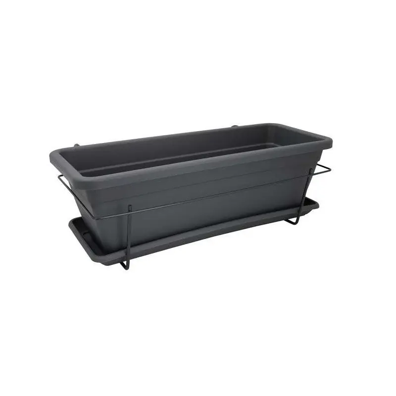 Kit Jardinière Venezia 50 cm Anthracite - Décoration Élégante pour votre Jardin - Artevas Seulement Aujourd'hui