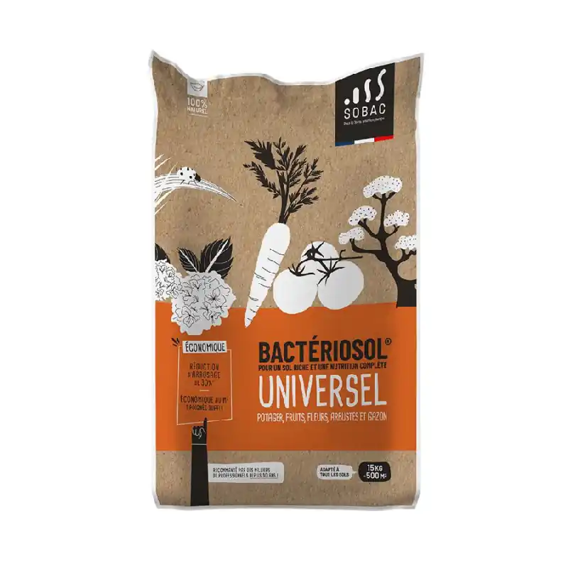 Engrais bactériosol universel 15kg – fertilisant naturel pour plantes et jardins Bon Marché