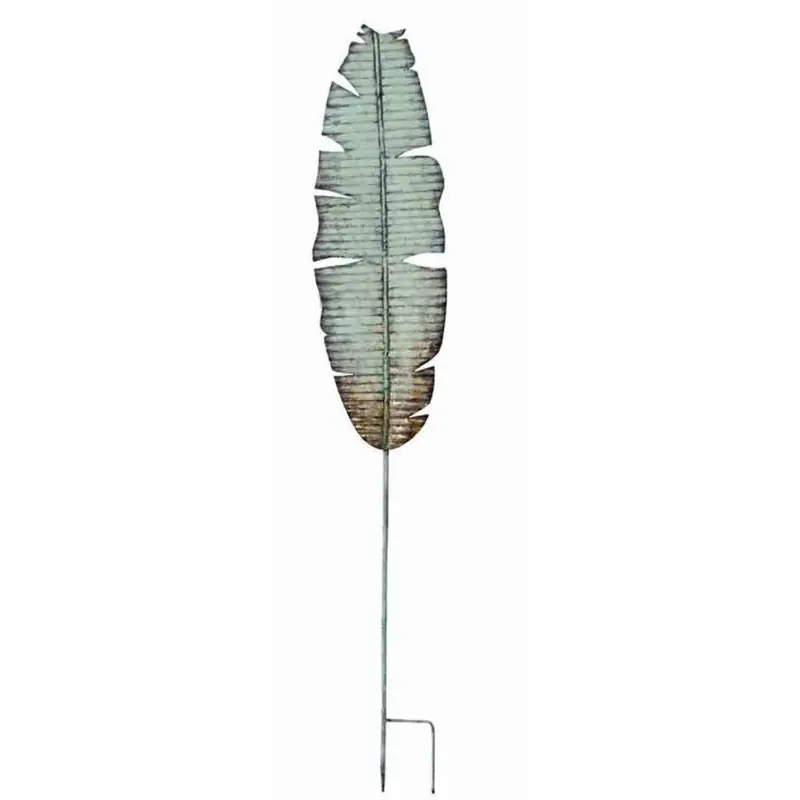 Offre Exclusive /DECO FEUILLE SUR BATON 24X1.9X141CM METAL