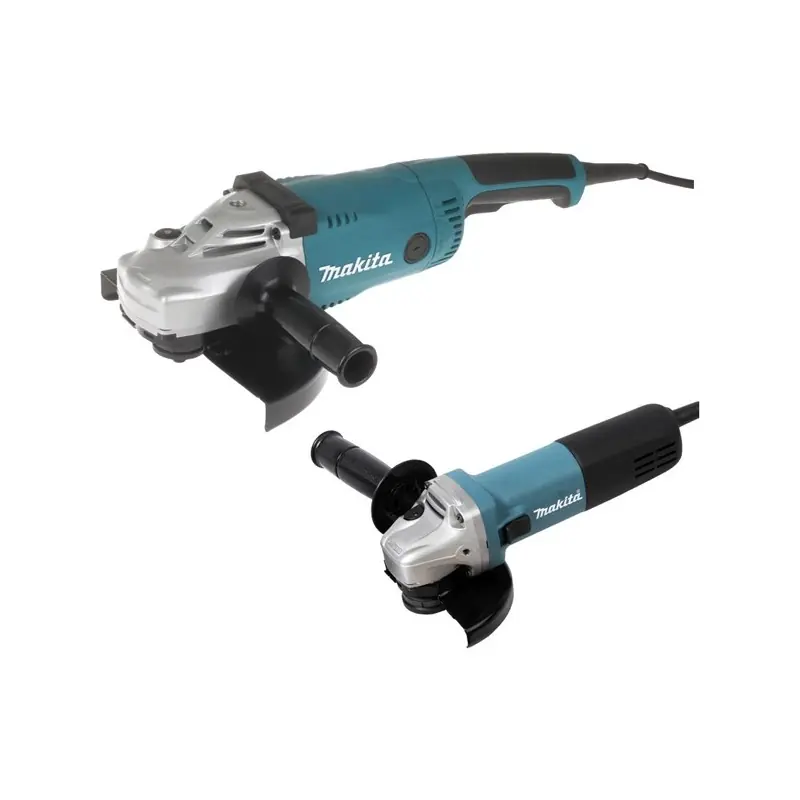 PACK DE 2 MEULEUSES ÉLECTRIQUES Ø125MM 840W + Ø230MM 2200W - MAKITA Prix Choc
