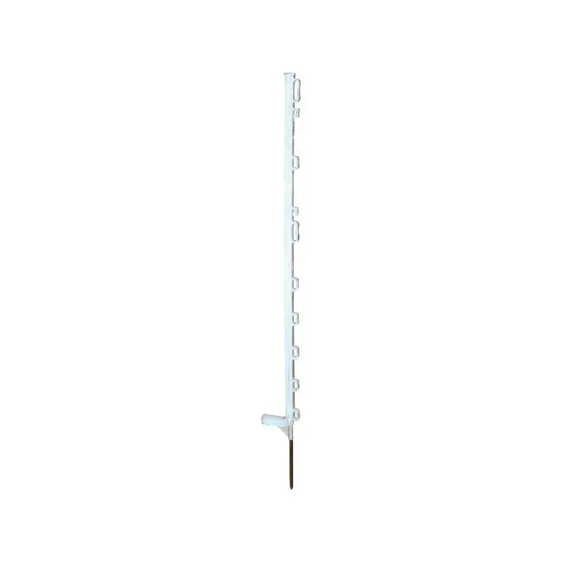5 PIQUETS PLASTIQUE BLANCS H.1.50M – AKO Super Prix