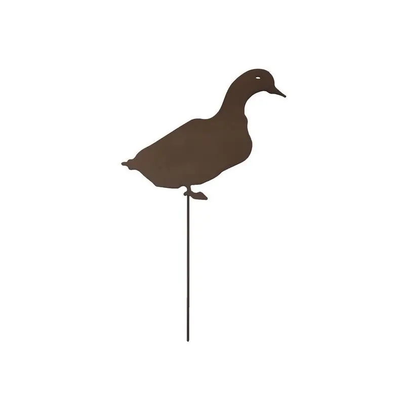 Prix Promo Canard a planter metal rouille 35.5