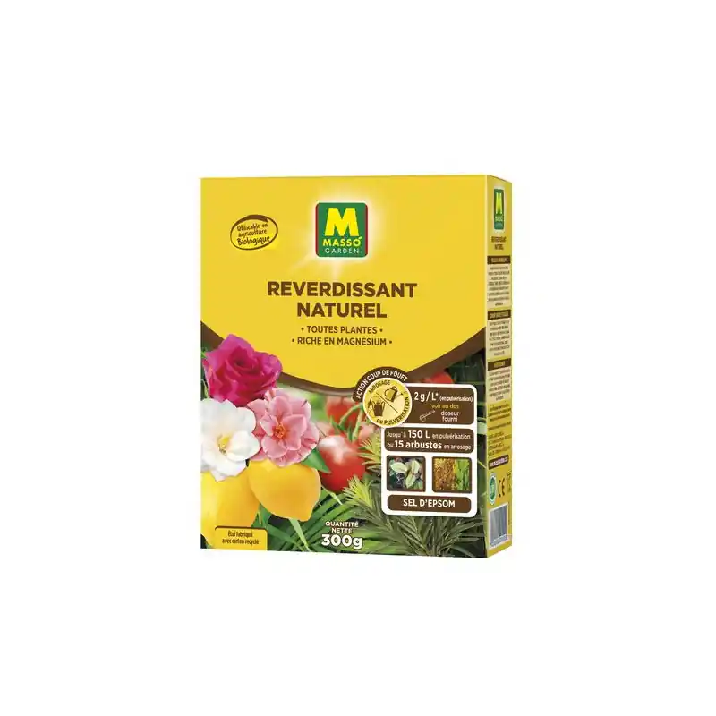 Reverdissant Naturel aux Plantes et Sel d‘Epsom 300 G – Éclat et Fraîcheur Offre Du Jour