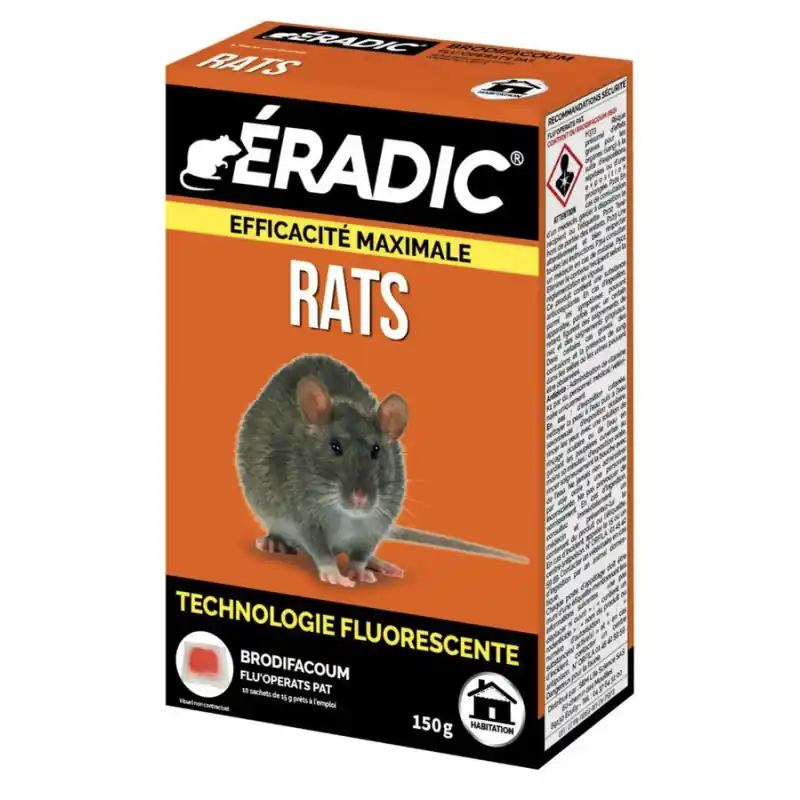 Meilleur Prix Raticide Pâtes Fluorescentes 150g pour Éradication Efficace