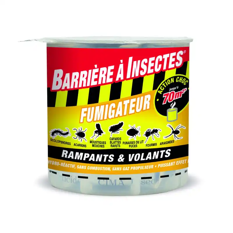 Vente Directe Fumigène Insectes Volants et Rampants 10g – Élimination Efficace des Parasites