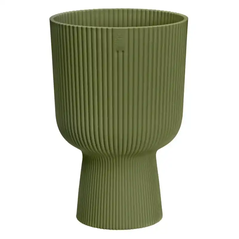 Pot à plantes Vibes Fold 14cm Vert Fougère - Écologique et Design Elho Super Prix