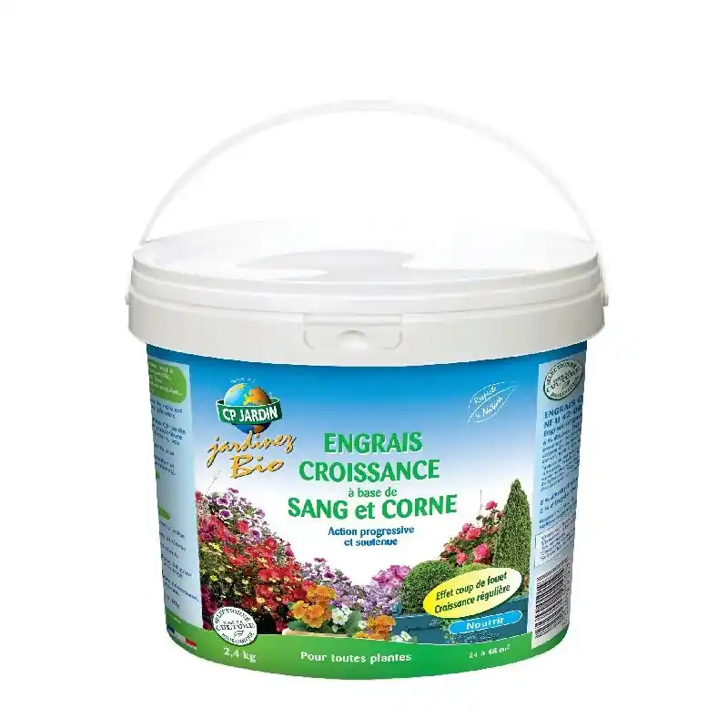 Engrais Croissance Sangcorne 2,4 kg – Nutriments Naturels pour Plantes Florissantes Usine Directe