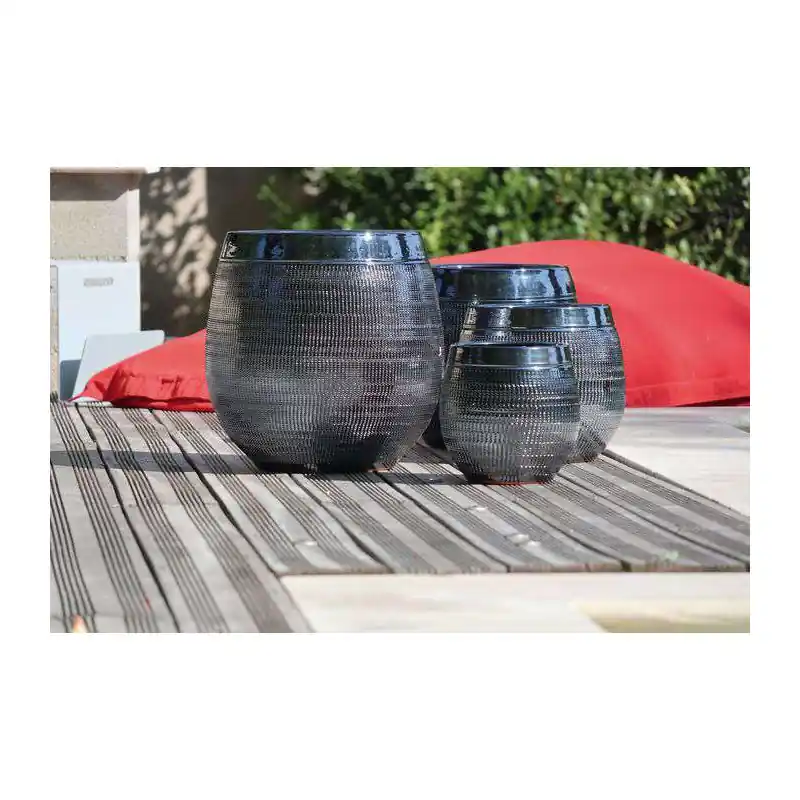 Pot inca metal d17 h22, poterie d‘albi, fait à la main Solde
