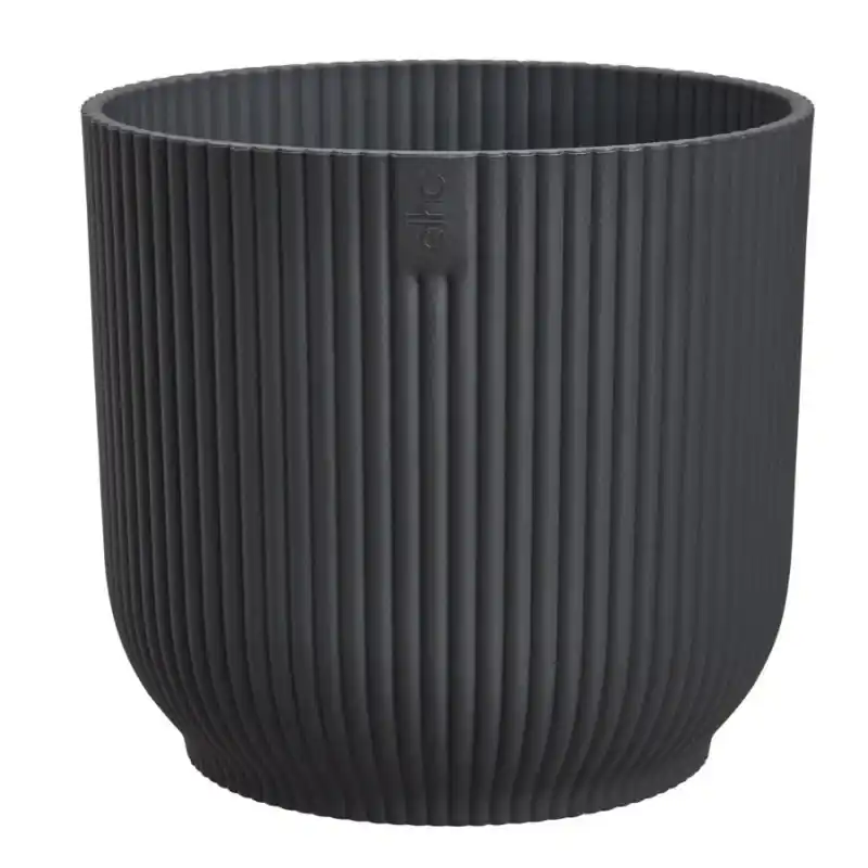 Petit Prix Pot à Plantes Vibes Fold Mini 11cm Anthracite – Éco-Design Elho