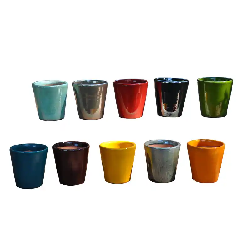 Pot iliade mix d10 h10, poterie d‘albi, de qualité Haute Qualité