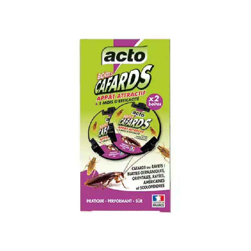 Offre Exclusive Boîtes appât cafards – 2 boîtes anti-cafards efficaces et pratiques