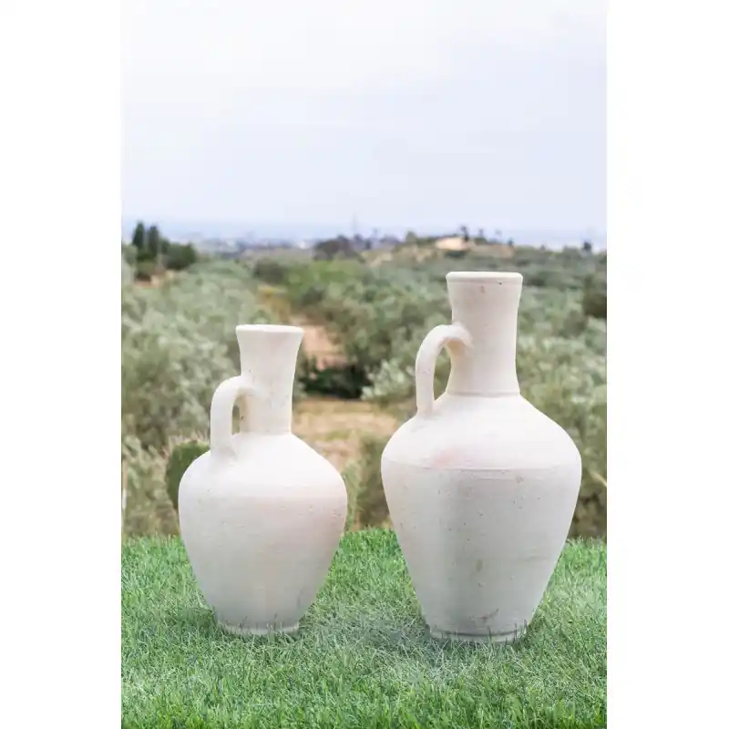 Promotion Saisonnière Amphore en terre cuite carthage 23x23x40cm