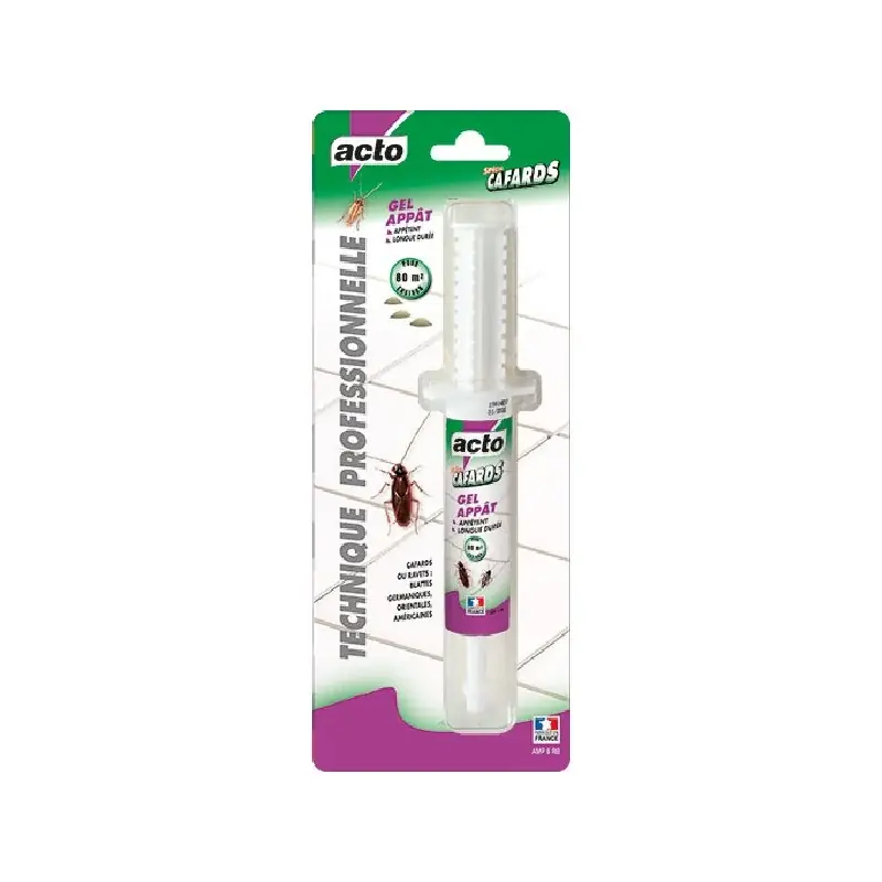 Gel appât cafards – seringue de 25 g pour élimination efficace des cafards Offre Du Jour