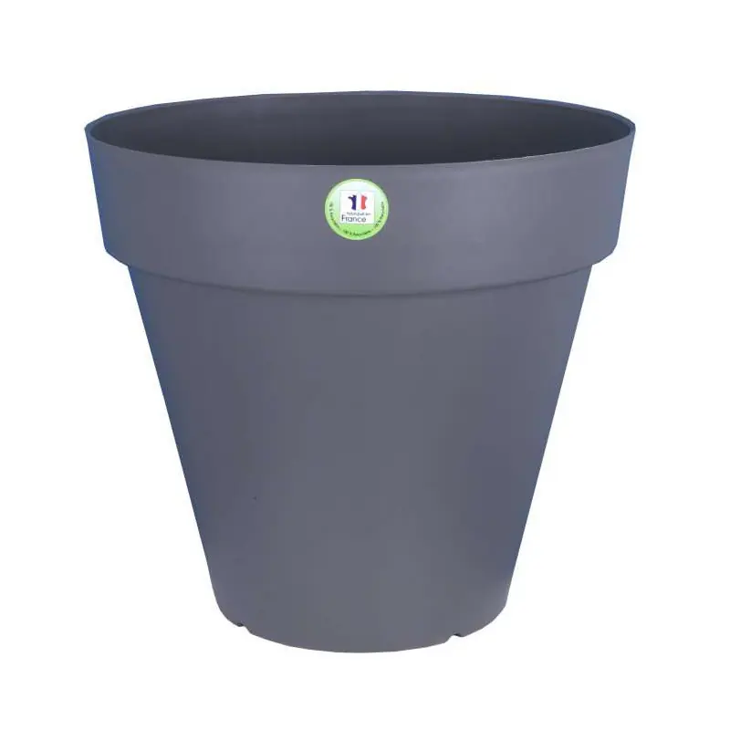 Pot Soleilla Rond 20 cm Gris - Pot de Jardin Riviera Élégant et Durable Nouvelle Collection