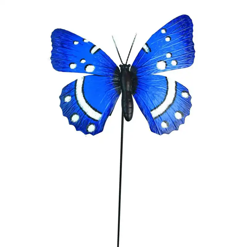 Papillon bleu 110 plastique & métal Achat Immédiat