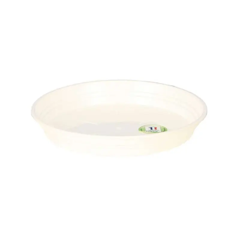 Quantité Limitée Soucoupe D17 Blanc Riviera – Élégance pour vos plantes