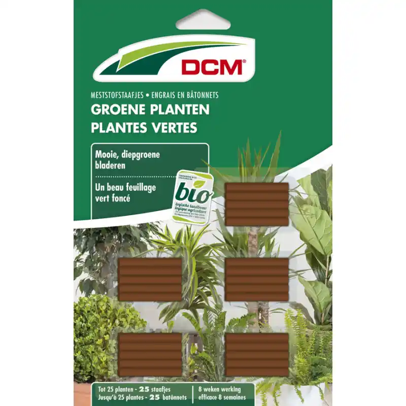 Engrais Bâtonnets pour Plantes Vertes – 25 Pièces , Nutrition Optimale du Jardin – DCM Populaire