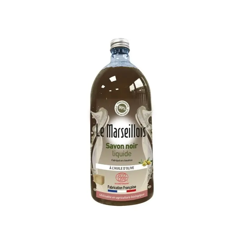 Commande En Gros SAVON NOIR LIQUIDE HUILE OLIVE 1L – LE MARSEILLOIS