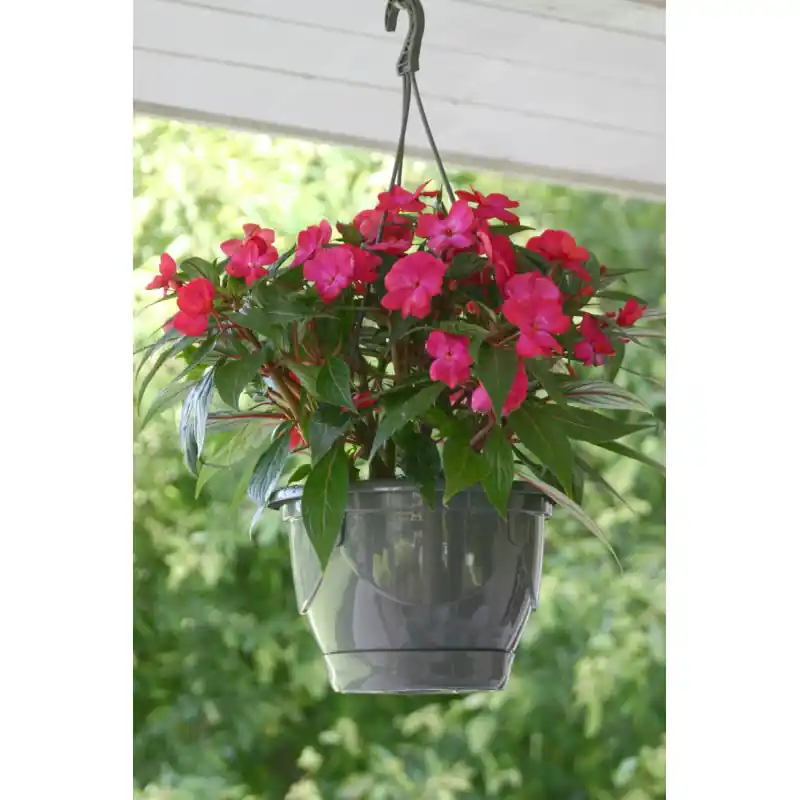 Pot Suspension Acropole 27 Gris Pai – Élégance Riviera en Décoration Extérieure Retour Gratuit