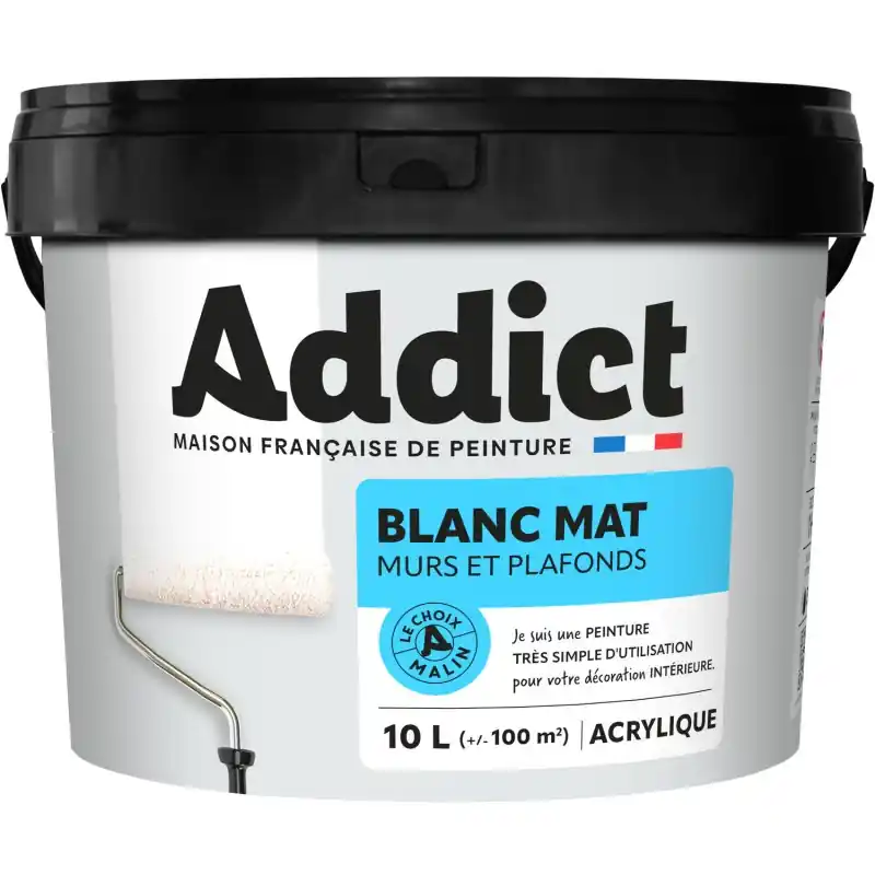 Achat Immédiat BLANC MAT MURS ET PLAFONDS 10L