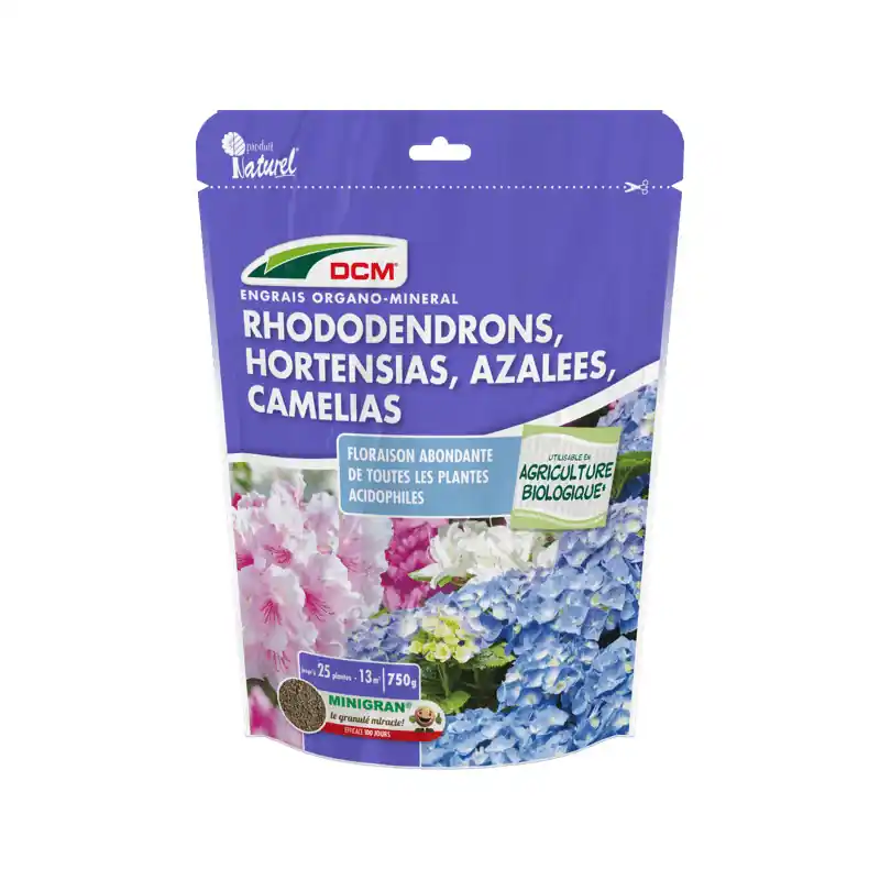 Prix Promo Engrais granulés pour azalée, rhododendron et hortensia 750g - DCM