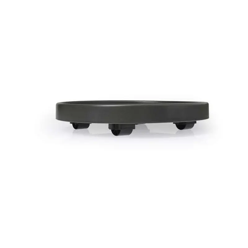 Livraison Express Soucoupe à Roulettes 40cm Anthracite – Artevasi, Idéale pour Décoration et Mobilité