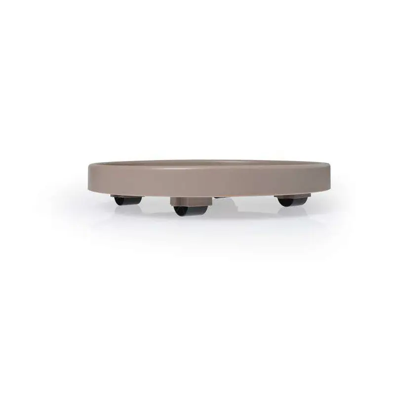 Meilleure Vente Soucoupe à Roulettes 35 cm Taupe - Pratique et Élégante par Artevasi
