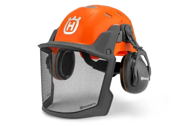 Retour Gratuit Casque forestier Husqvarna, Technical, orange fluorescent