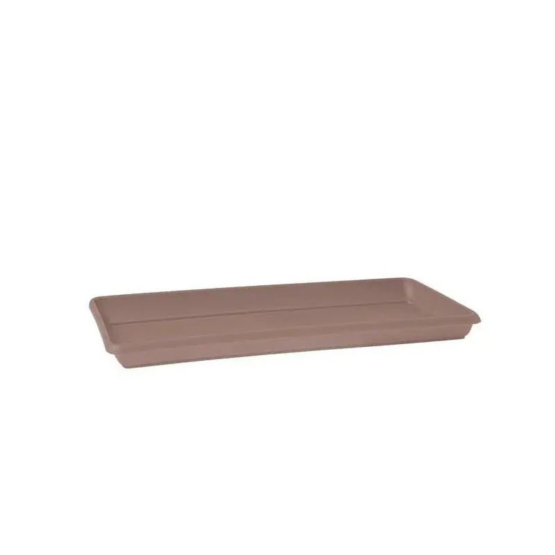 soucoupe VENEZIA Rectangulaire 80cm Taupe - Pot de Fleurs Artevasi Top Vente