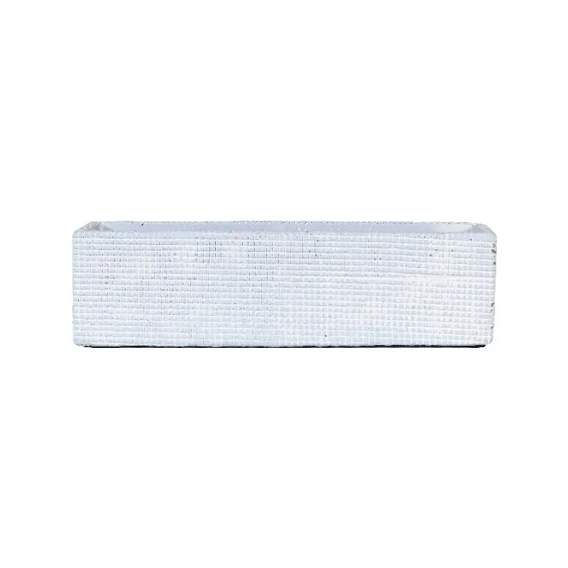 Acheter Direct /Jardiniere liberty 48.7x8x11.7cm ciment bleu