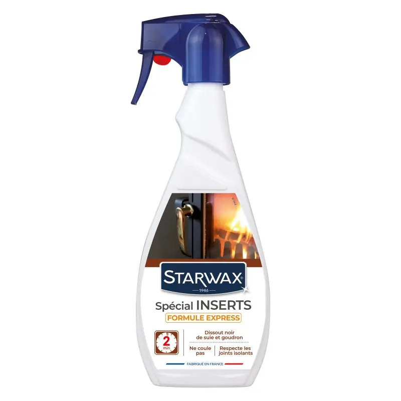 Commander Vite NETTOYANT INSERTS CHEMINÉES/POÊLES 500ML – STARWAX
