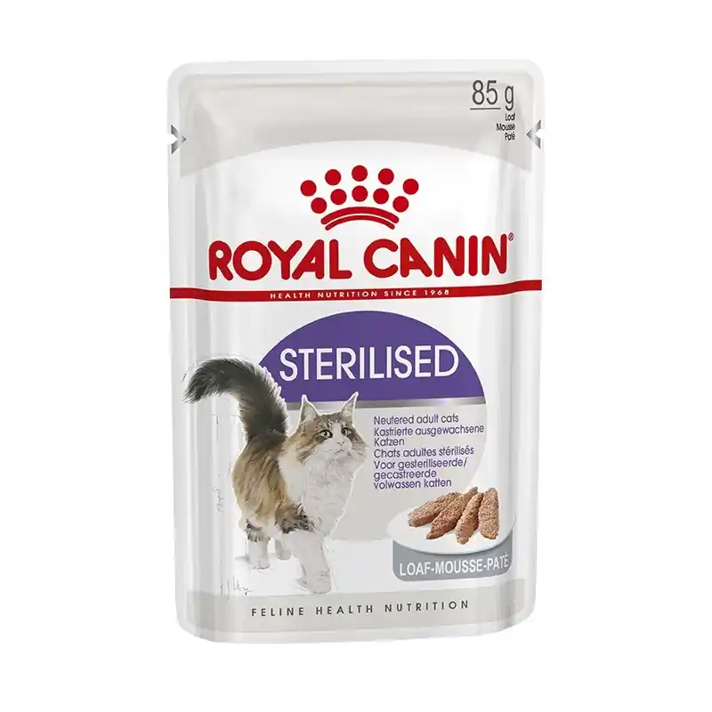 Commande En Gros ALIMENT HUMIDE CHAT STERILISED MOUSSE 85G ROYAL CANIN