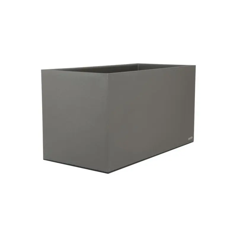 Bac granit Riviera, en plastique 60×30 cm – Gris, élégant pour vos aménagements extérieurs Authentique
