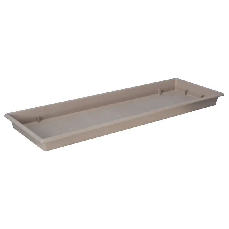 Soucoupe jardinière Ronda 60cm Taupe – en plastique fabriquée par Riviera Certifié