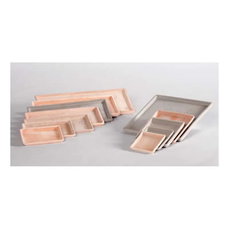 Soucoupe rectangle 18×27 en terre cuite Goicoechea, pays basque Bon Plan