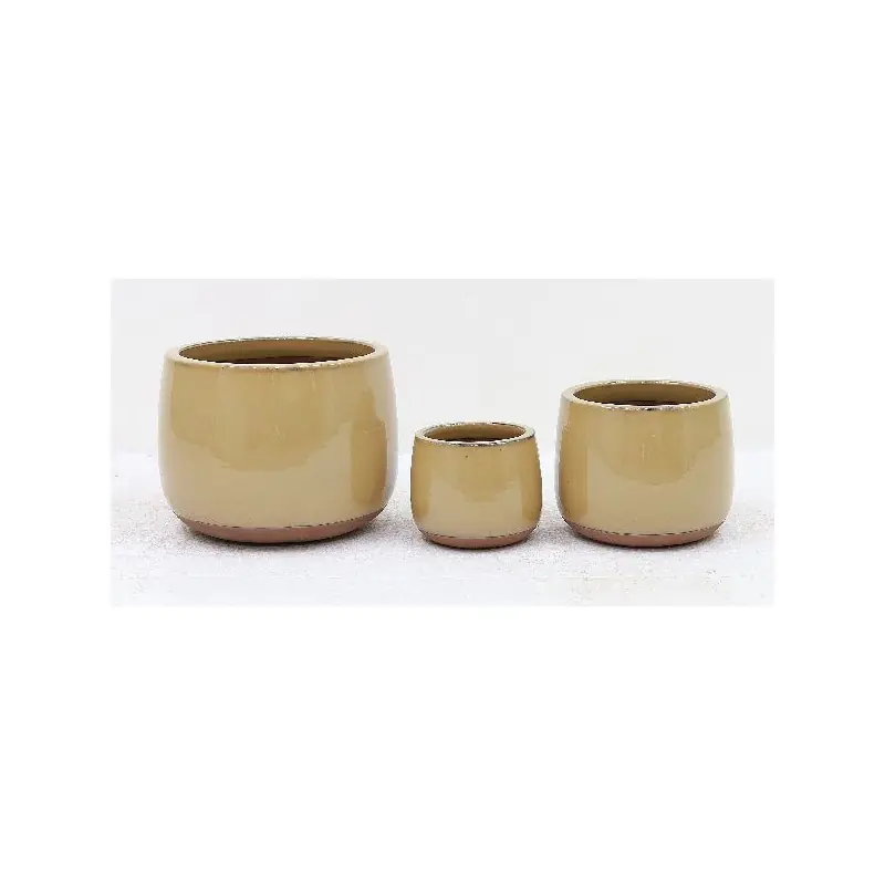 Pot d22 h17.5cm ceramique miel adana Nouvel Arrivage