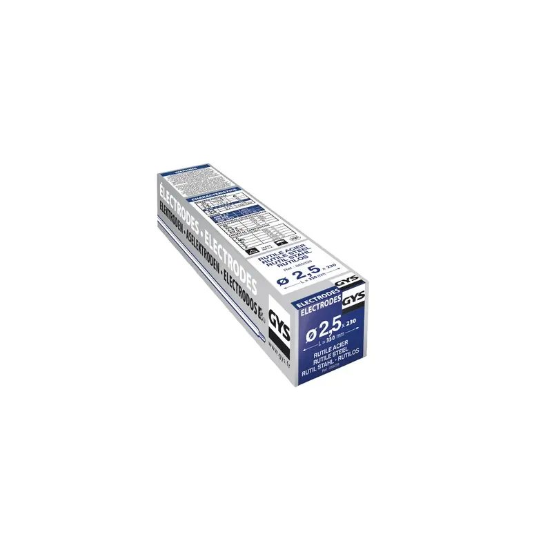 Solde ÉLECTRODES RUTILES ACIER Ø2.5 X230 – GYS
