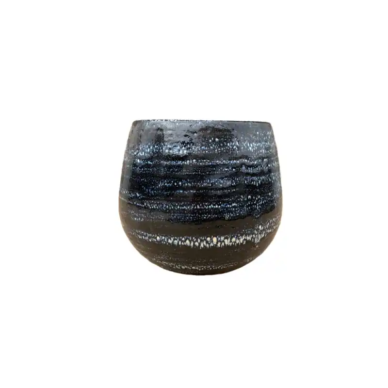 Pot cancale nuit etoilee d21 h21, poterie d‘albi artisanale Must-Have
