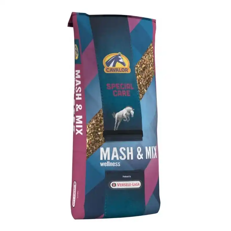 ALIMENT CHEVAL MELANGE MASH & MIX 15KG – CAVALOR Populaire