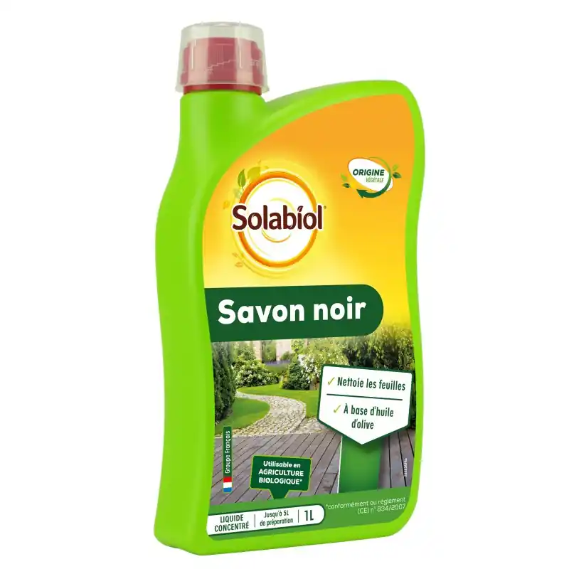 SAVON NOIR CONCENTRÉ BIDON 1L – SOLABIOL Certifié