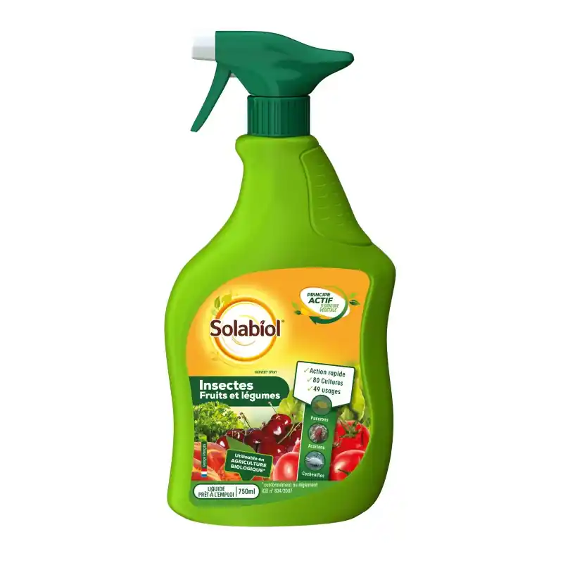 INSECTES LEGUMES ET FRUITS PAE 750 ML SOLABIOL Promotion