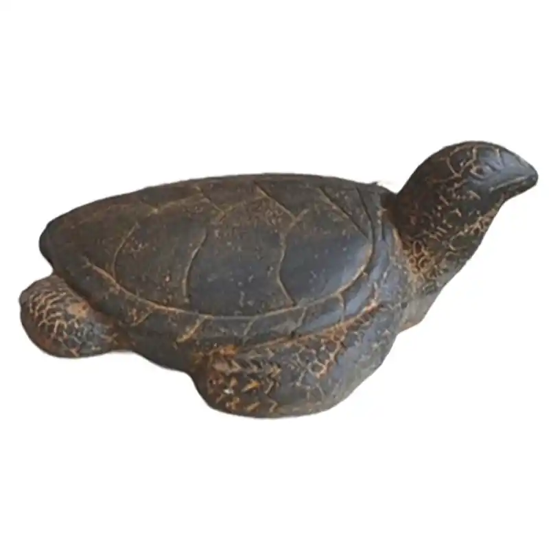 Tortue de Mer Rusty 50cm – Accessoire de Décoration pour Jardin et Aménagement Extérieur Authentique