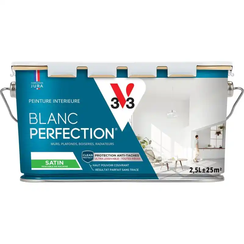 Authentique BLANC PERFECT SATIN 2.5L – V33