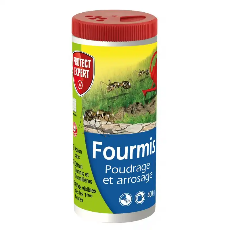 Promotion Saisonnière FOURMIS POUDRAGE ET ARROSAGE 400G – PROTECT EXPERT