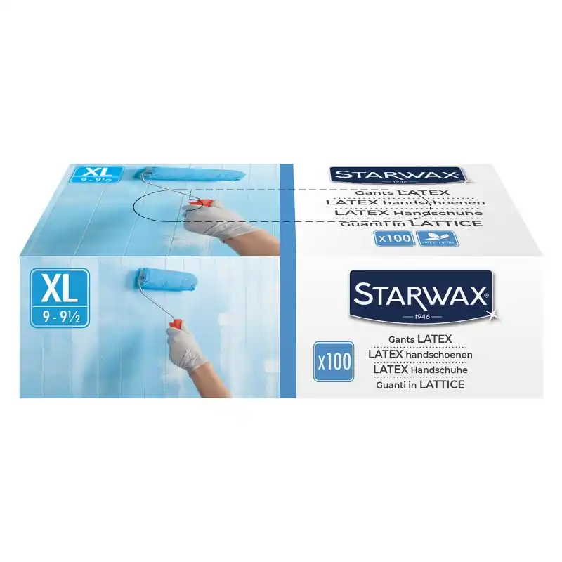 Bon Marché GANTS LATEX TAILLE XL BOITE DE 100 – STARWAX