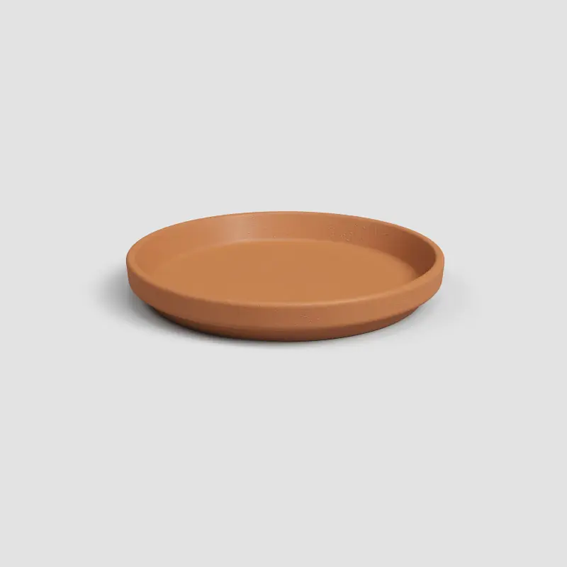 Soucoupe ronde 27cm naturel – terre cuite Usine Directe